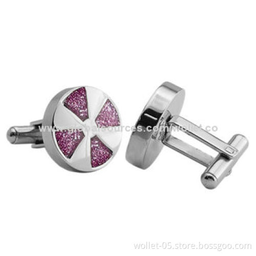 New Style, Luxurious Men's Stainless Steel Cufflink with Shiny High Polish